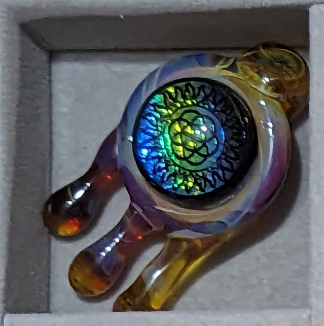 Geo Drippy Drop Pendy #01