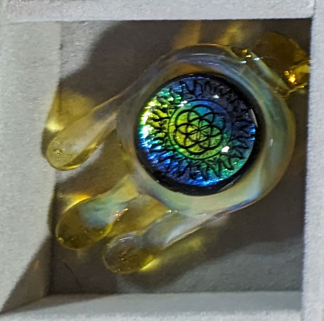 Geo Drippy Drop Pendy #13