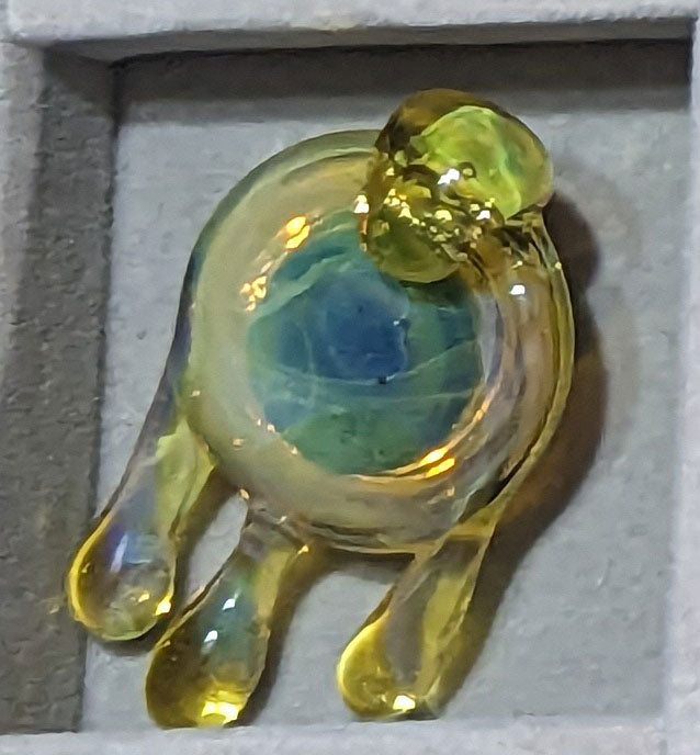 Geo Drippy Drop Pendy #13