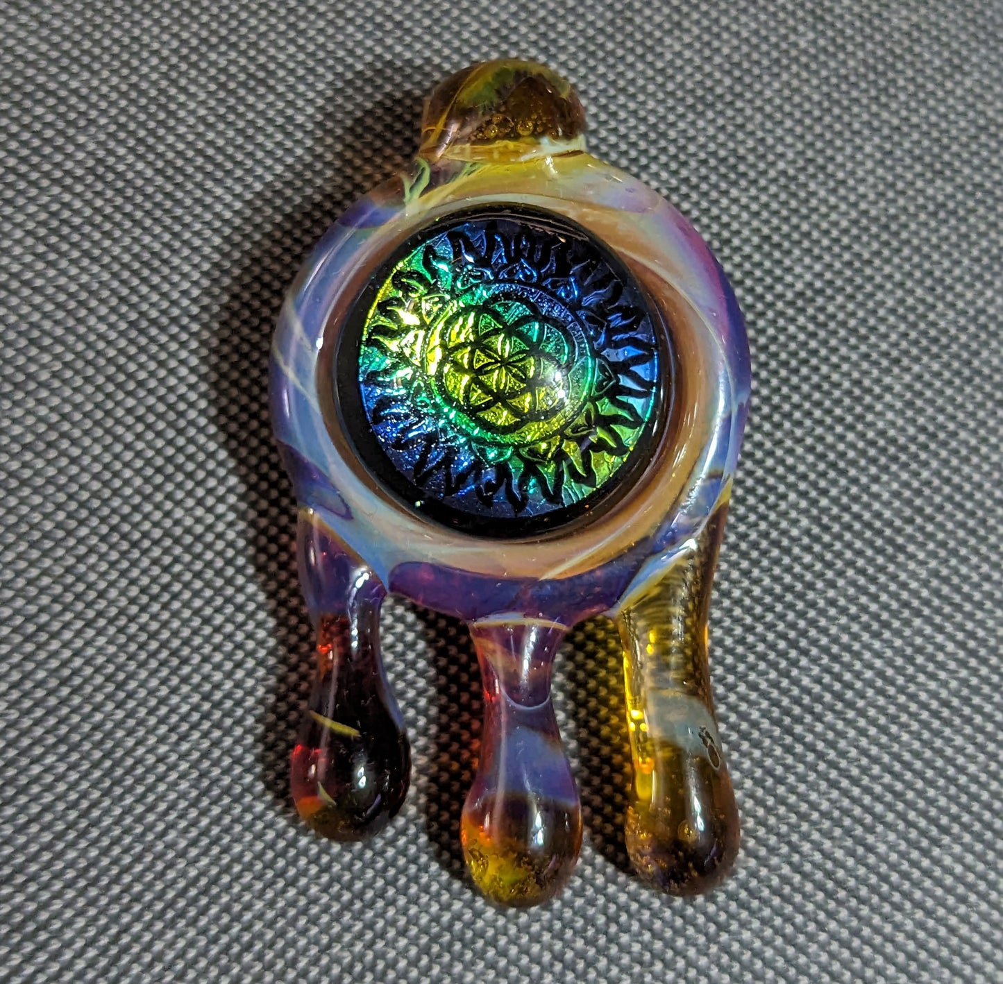 Geo Drippy Drop Pendy #01