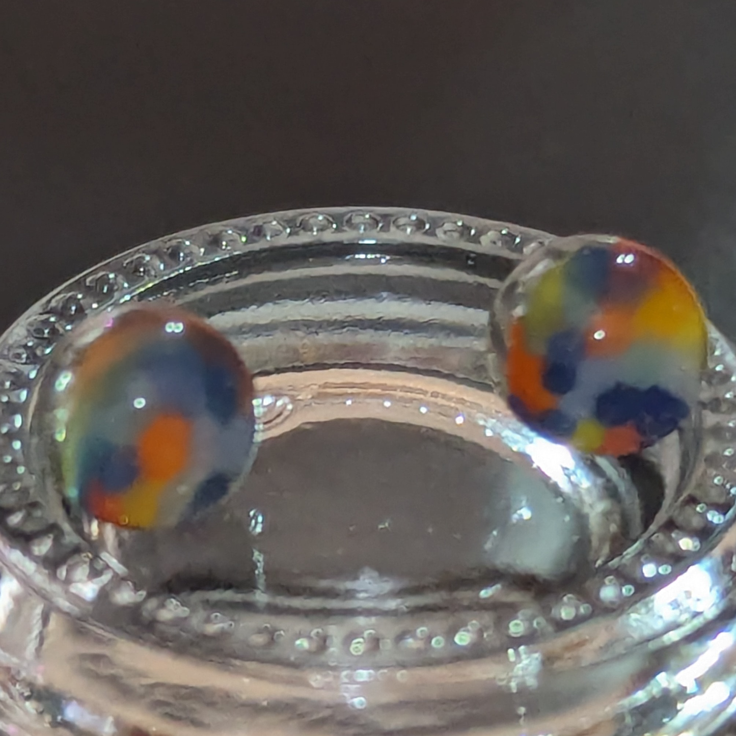 Terp Pearl Pair - Inverted Rainbow Cluster 03