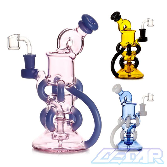 Stepladder Dab Rig with Floating Chamber