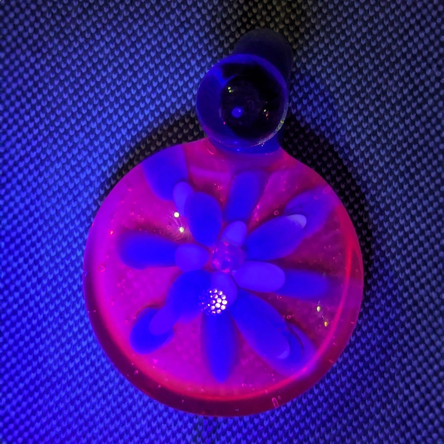 UV Backed Implosion Pendant w/ Millie in Bail