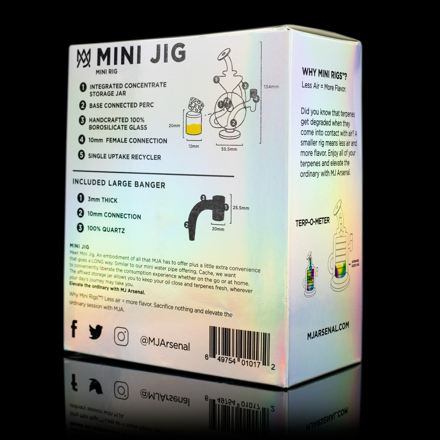 Mini Jig Iridescent Mini Rig - LE