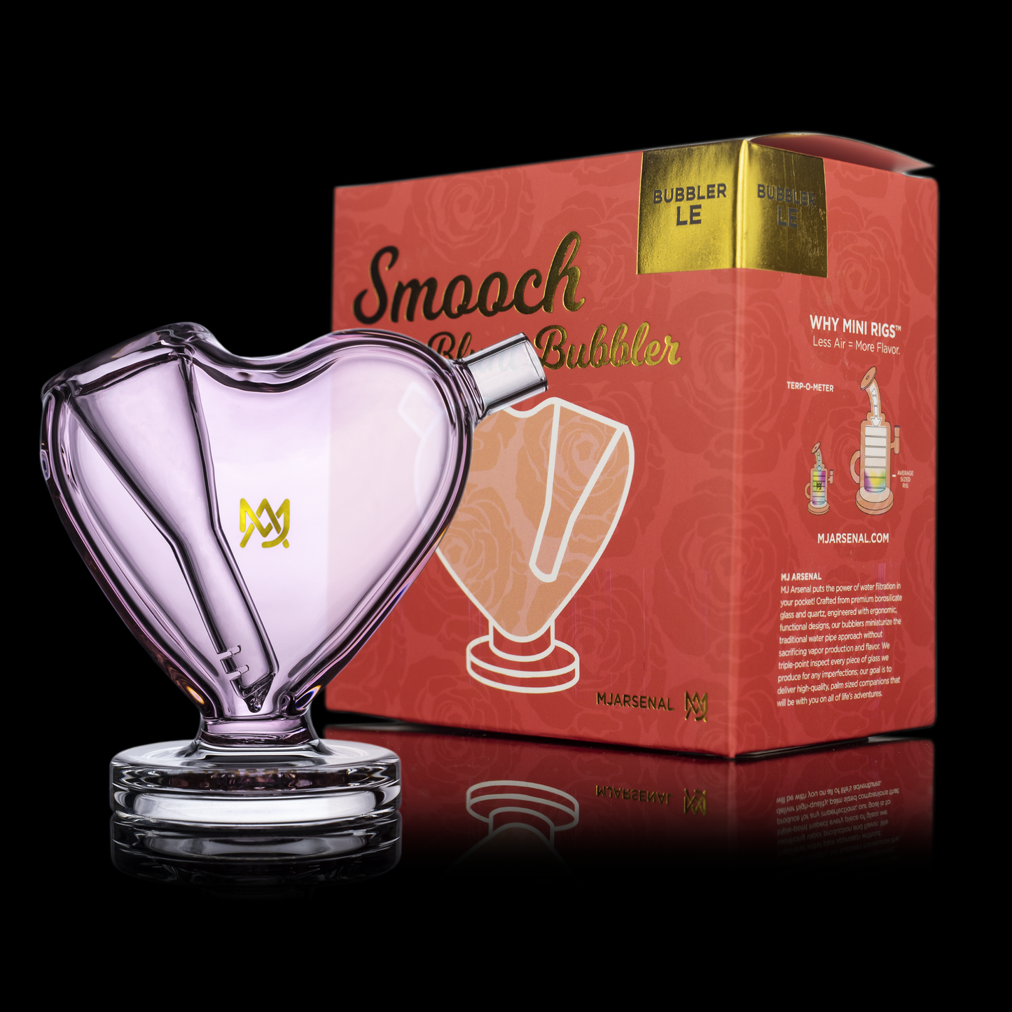 Smooch (Heart) Blunt Bubbler - LE